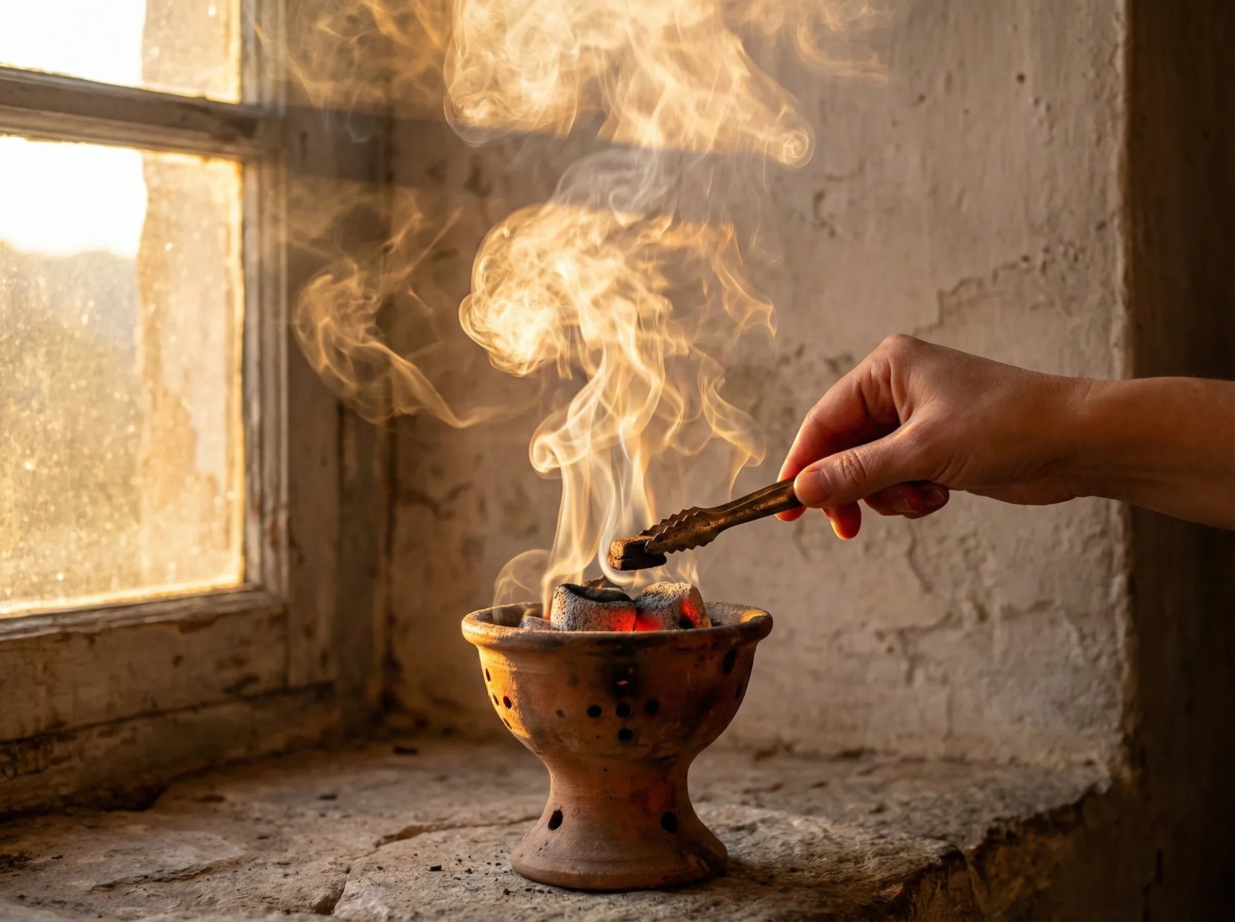 Encens Bakhoor Doukhoun lot Oud & Louban - Ancrage et Protection Or - Essences Agape 19705596