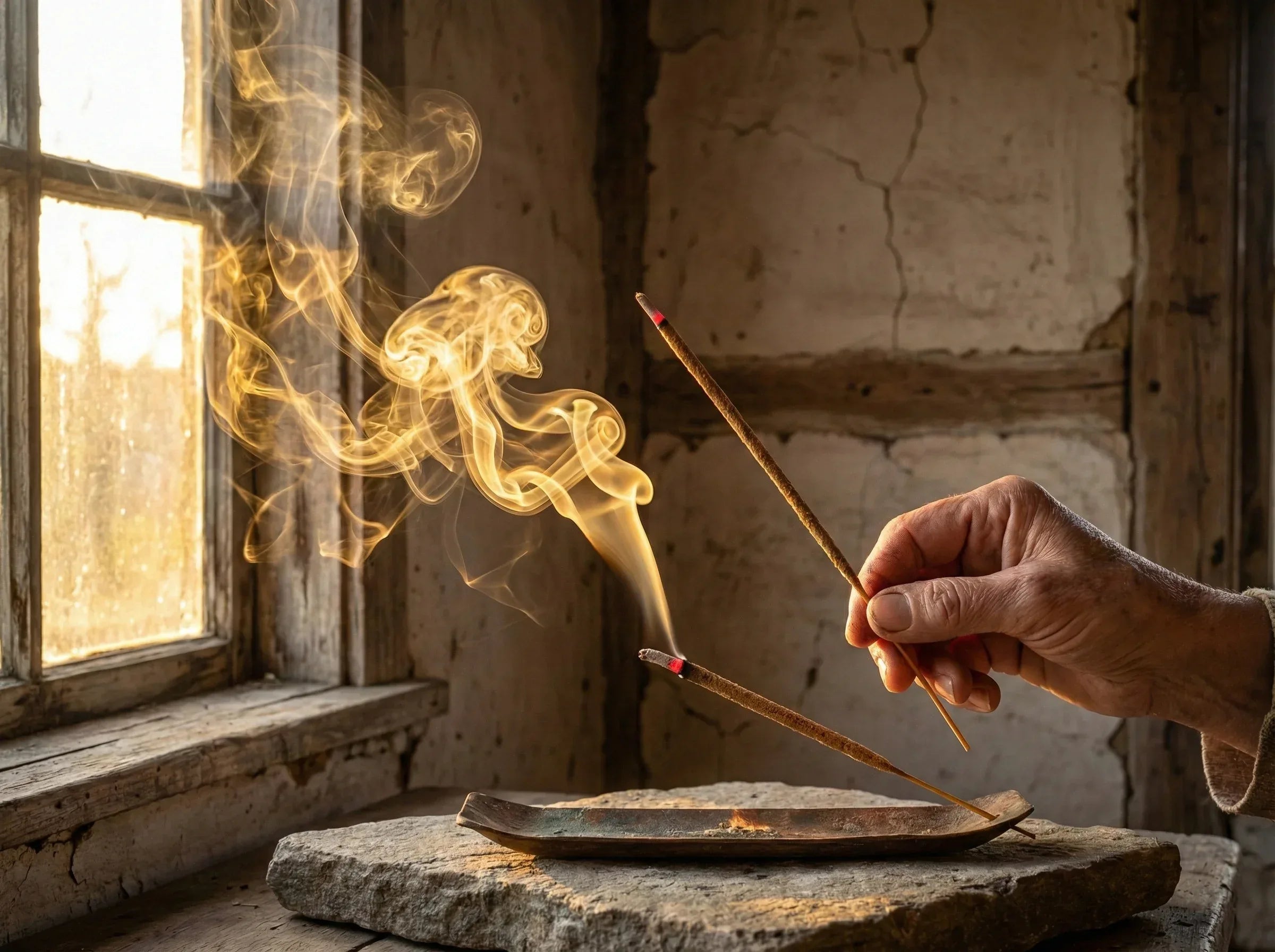 Encens Méditation Bois de Santal - Ancrage & Sérénité Absolue Zen - Essences Agape 5133078