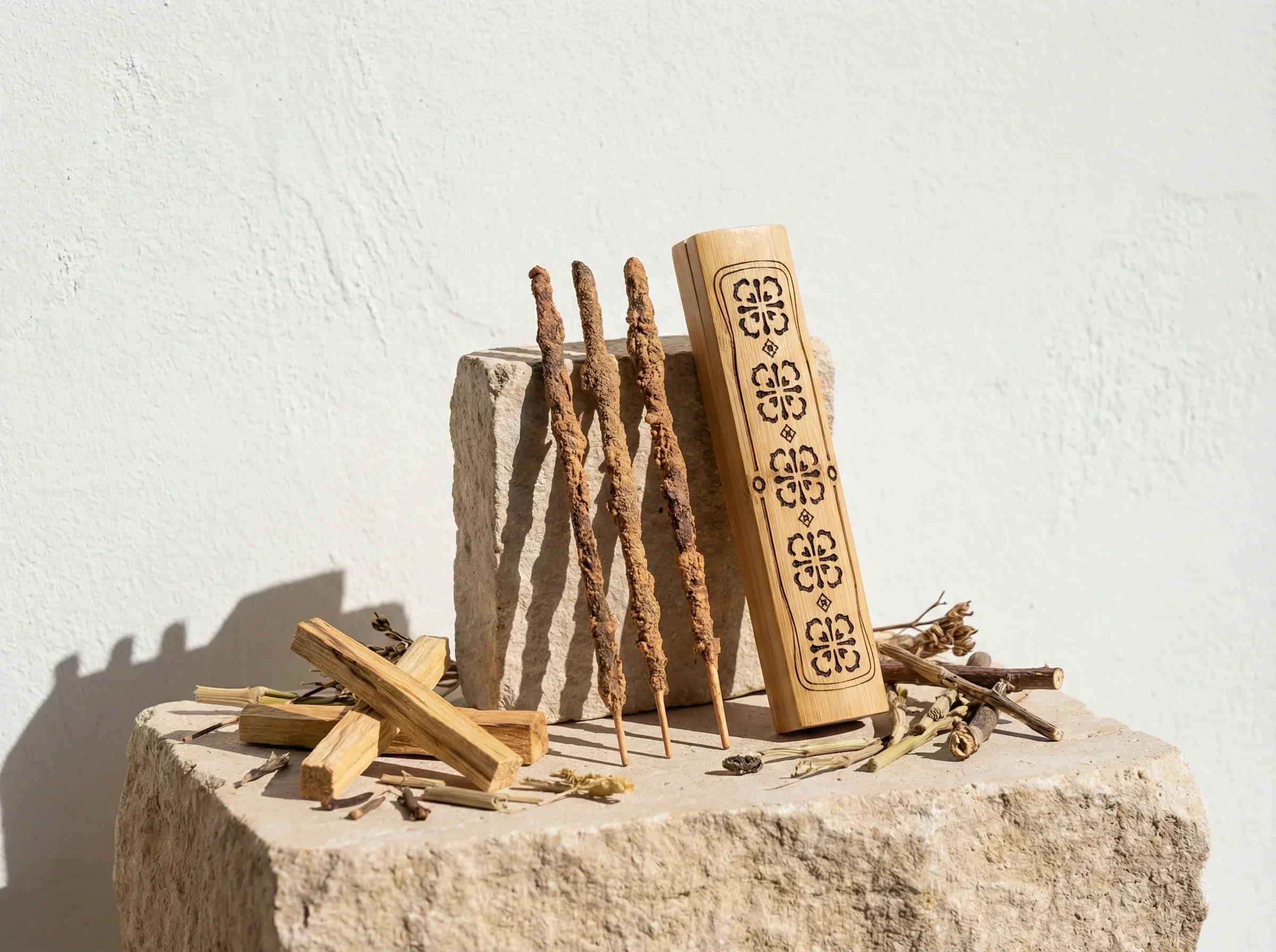 Encens Sacrés Palo Santo Voyage - Sérénité Nomade & Bois Pur & Or - Essences Agape 43980262