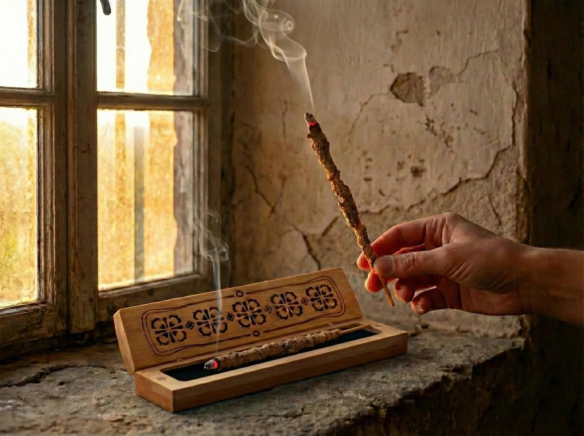 Encens Sacrés Palo Santo Voyage - Sérénité Nomade & Bois Pur & Or - Essences Agape 22173276