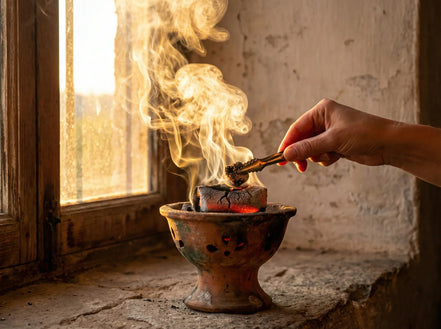 Encens à brûler Doukhoun sur charbon Oud & Musc - Purification Zen - Essences Agape 63684854