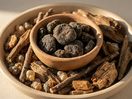 Encens à brûler Doukhoun sur charbon Oud & Musc - Purification Zen - Essences Agape 93789653