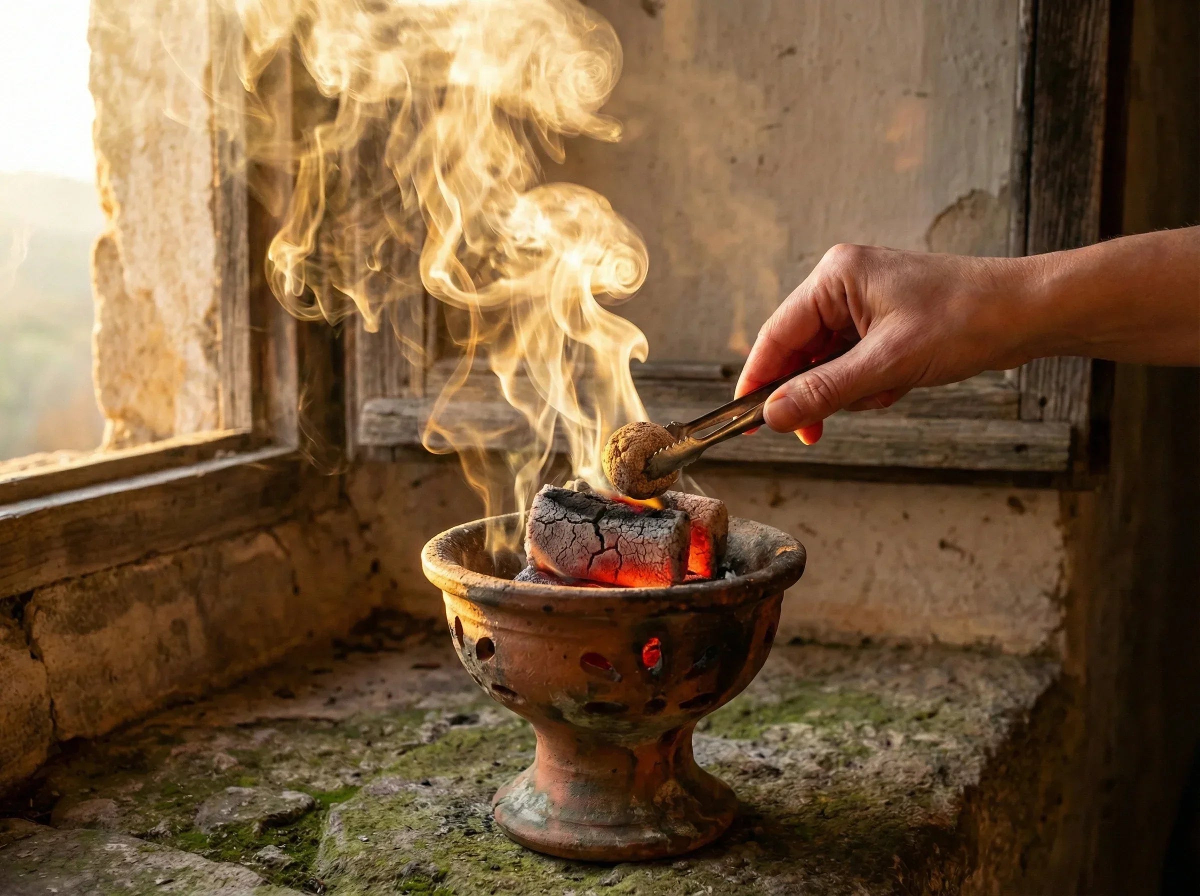 Encens à brûler sur charbon Palo Santo & Oud - Éveil Spirituel Pur - Essences Agape 52557805