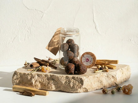 Encens à brûler sur charbon Palo Santo & Oud - Éveil Spirituel Pur - Essences Agape 289880