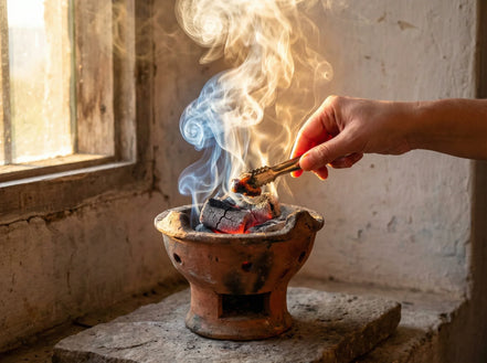 Encens à brûler sur charbon Palo Santo, musc & myrrh - Guérison Zen - Essences Agape 71767849