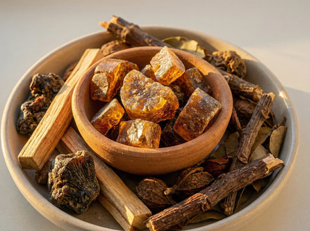 Encens à brûler sur charbon Palo Santo, musc & myrrh - Guérison Zen - Essences Agape 53910617