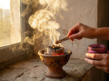 Encens brut Doukhoun Myrrh & Oud - Guérison intérieure - Essences Agape 65907643