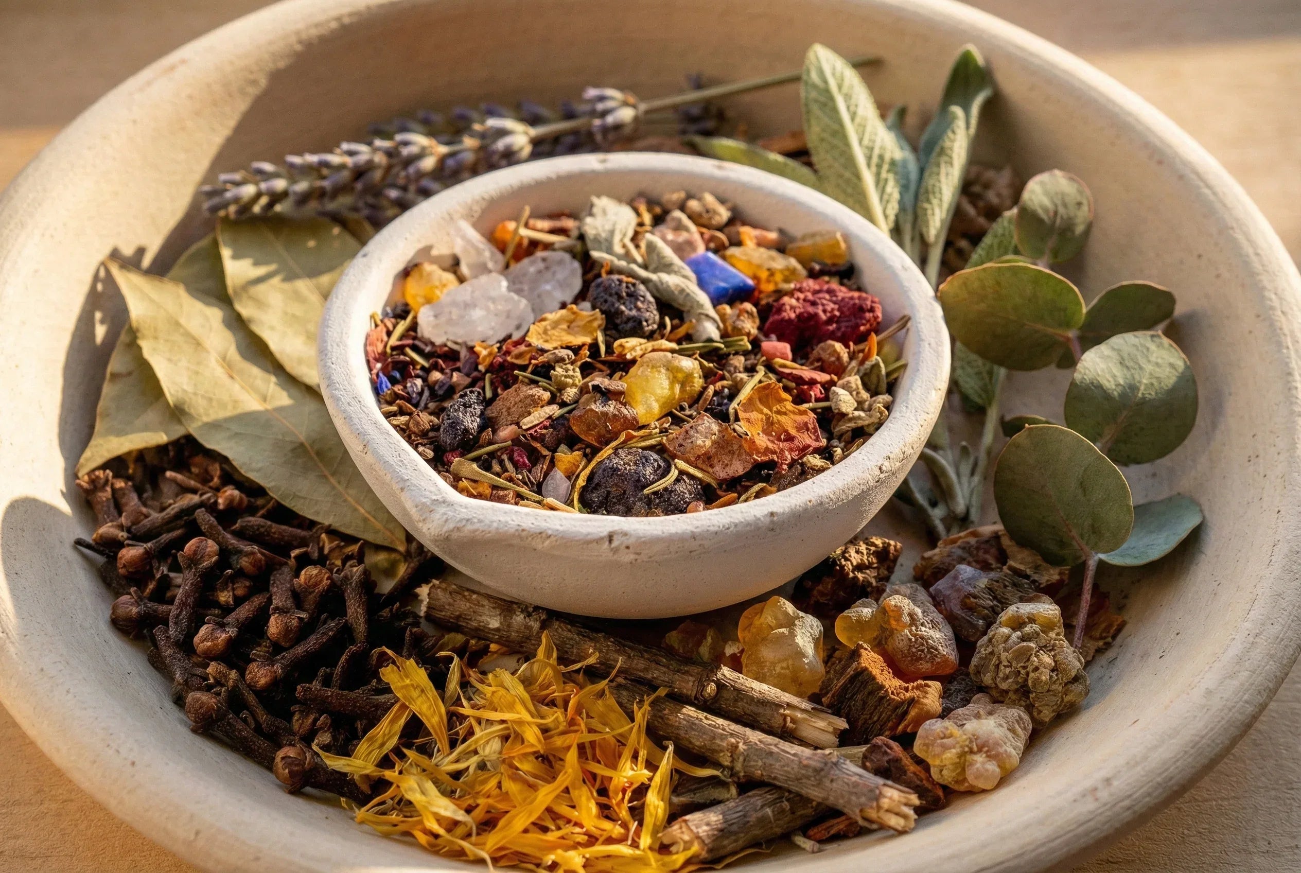 Encens brut Herbes & Fleurs - Purification, Abondance et Vie Pure - Essences Agape 47208022