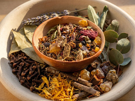 Encens brut Herbes & Fleurs - Purification, Abondance et Vie Pure - Essences Agape 55095365