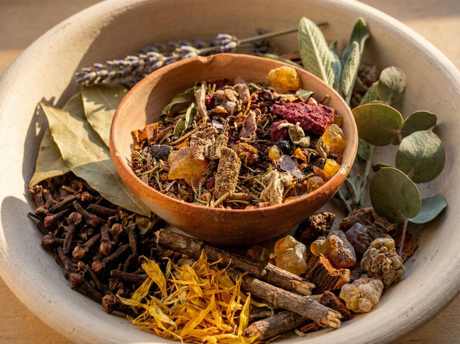 Encens brut Herbes & Fleurs - Purification, Abondance et Vie Pure - Essences Agape 55095365