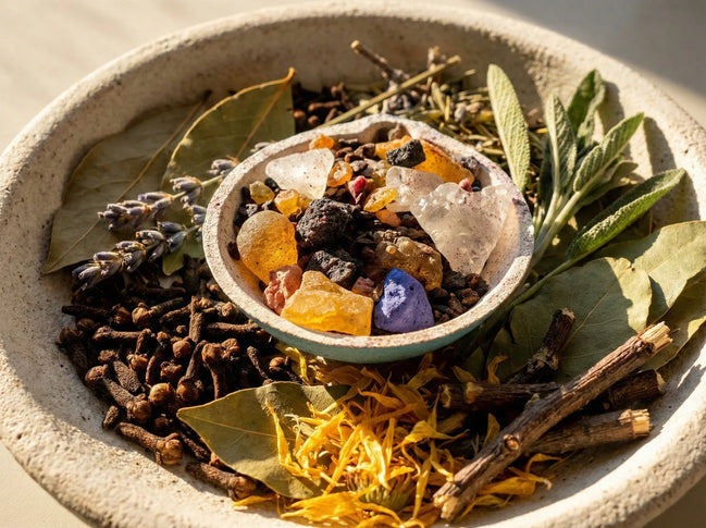 Encens brut Herbes & Fleurs - Purification, Abondance et Vie Pure - Essences Agape 80788649