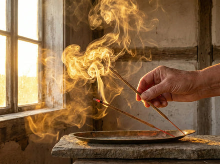 Encens de Prière Ambre & Musc - Amour & Douceur Céleste & Joie - Essences Agape 77077200