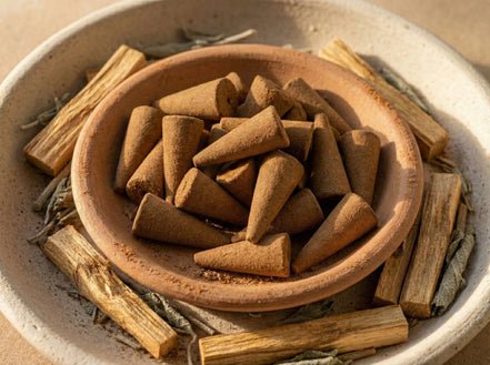 Encens de Prière Cônes Benjoin - Synergie & Élévation Spirituelle - Essences Agape 33831997