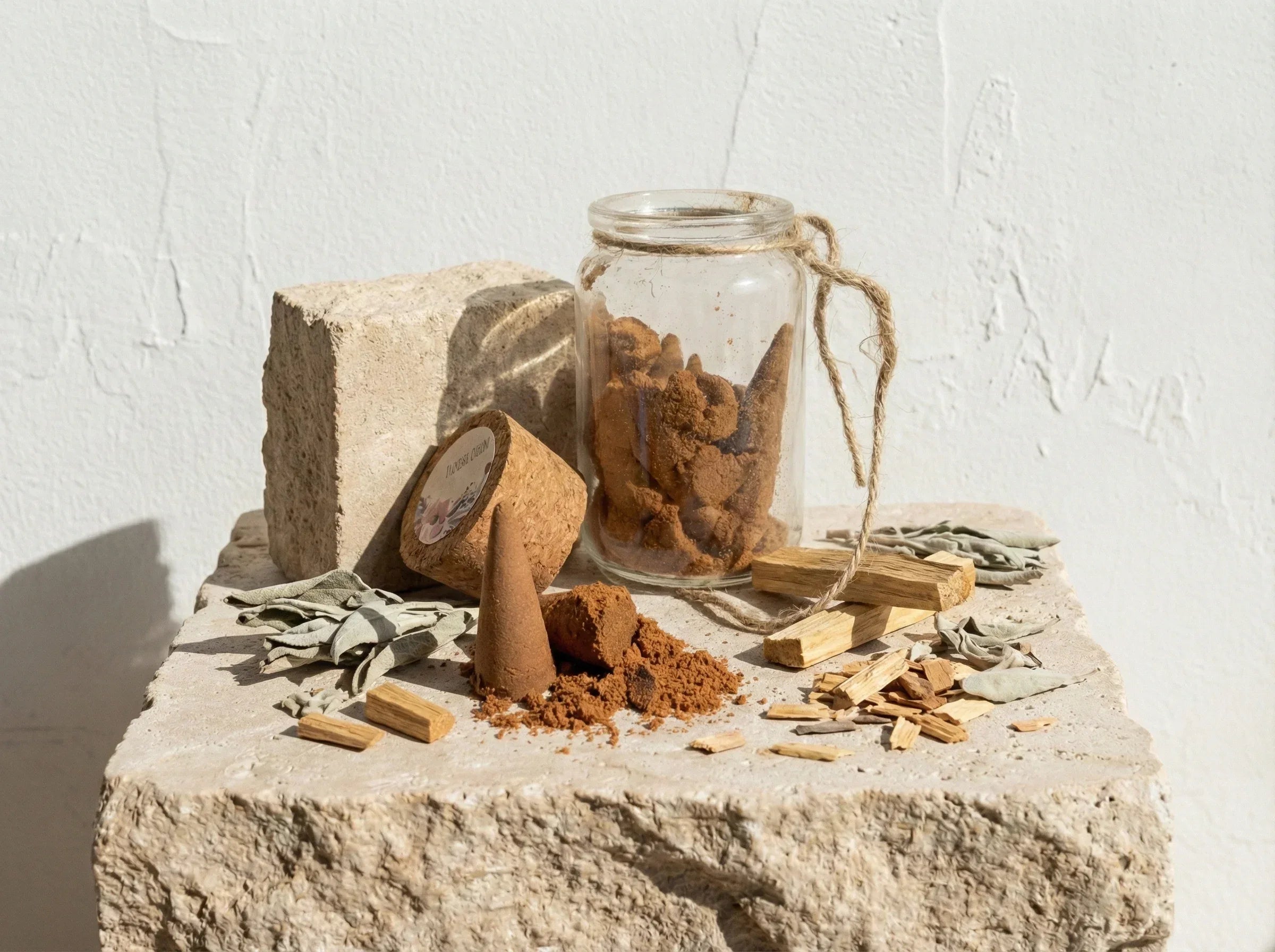 Encens de Prière Cônes Benjoin - Synergie & Élévation Spirituelle - Essences Agape 48927391