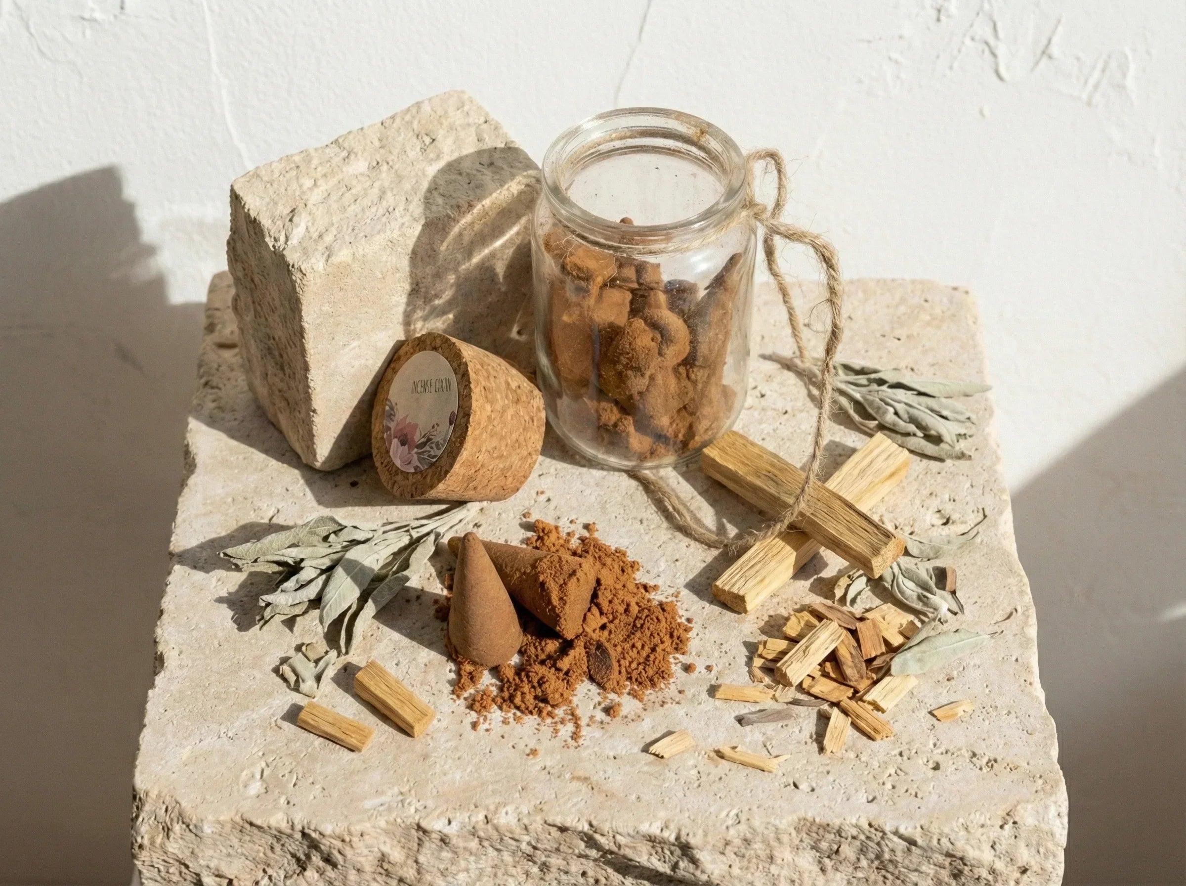 Encens de Prière Cônes Benjoin - Synergie & Élévation Spirituelle - Essences Agape 19623347