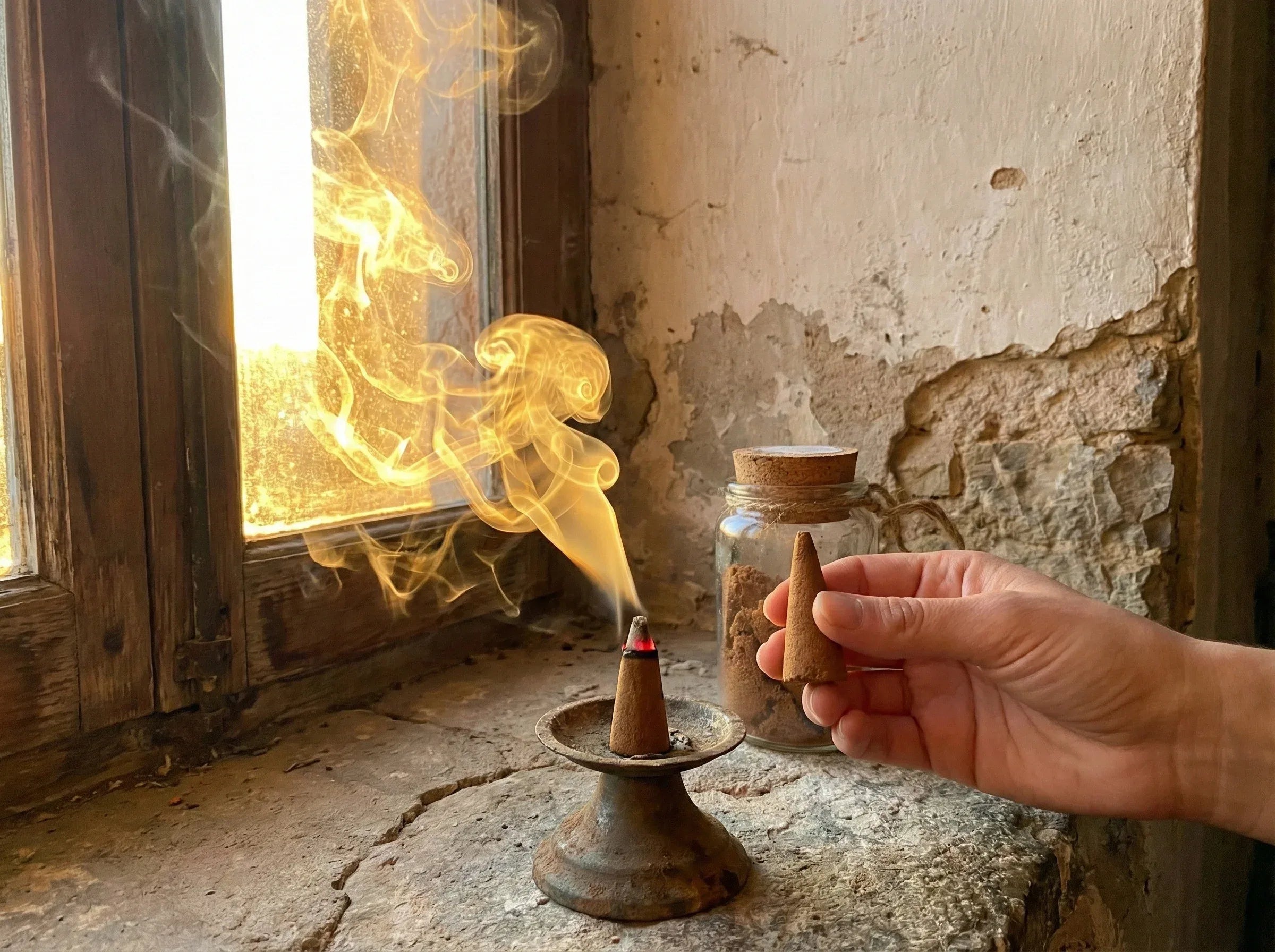 Encens de Prière Cônes Benjoin - Synergie & Élévation Spirituelle - Essences Agape 34323885