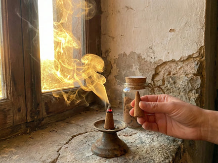 Encens de Prière Cônes Benjoin - Synergie & Élévation Spirituelle - Essences Agape 34323885