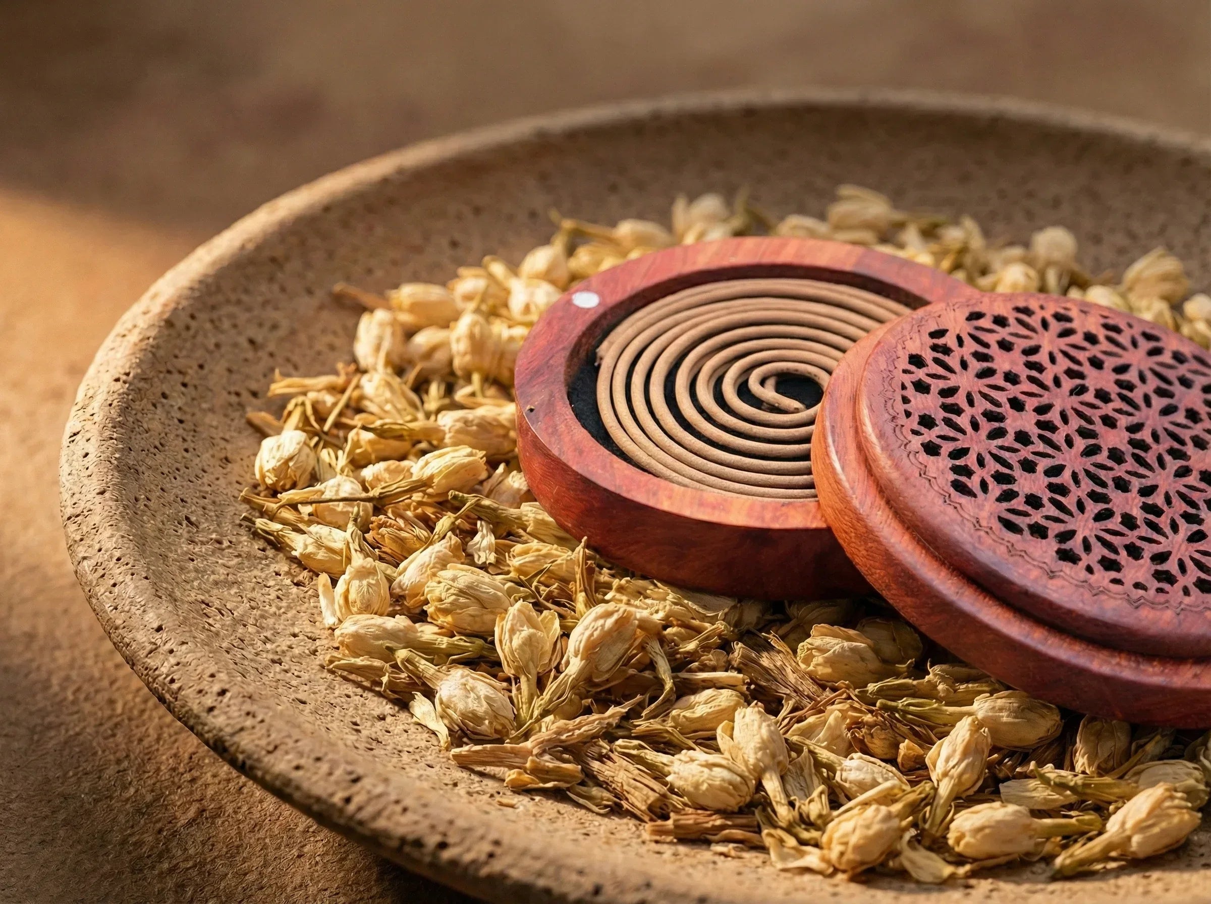 Encens de Prière Spirale Jasmin - Amour & Douceur Infinie & Pureté - Essences Agape 44952751