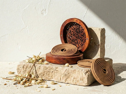 Encens de Prière Spirale Jasmin - Amour & Douceur Infinie & Pureté - Essences Agape 75829599