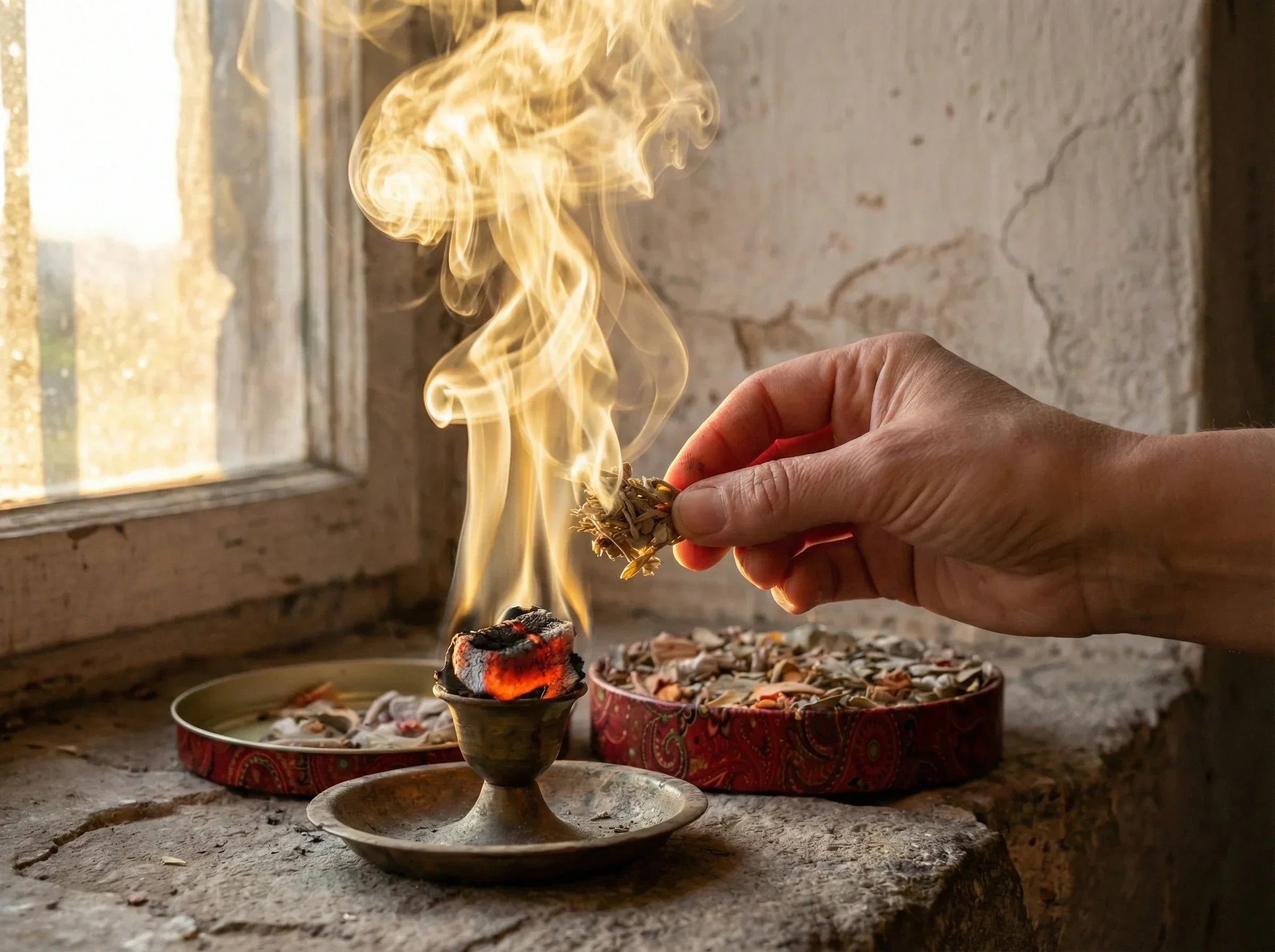 Encens de Protection Herbes & Résines - Bouclier & Pureté Maison Or - Essences Agape 96839971