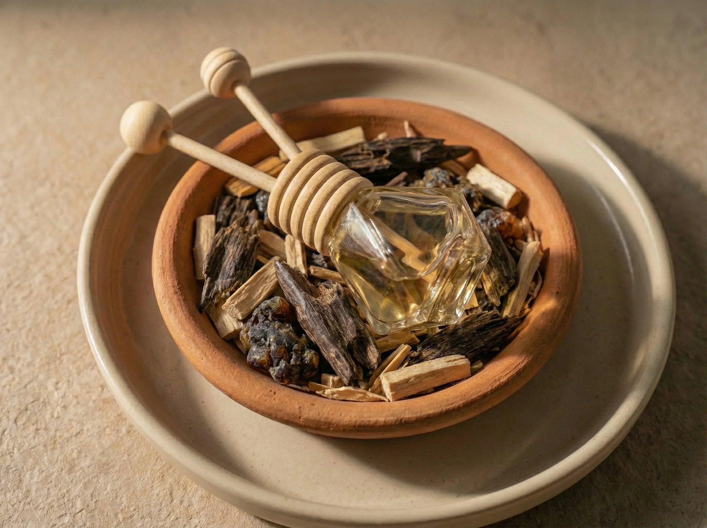 Extrait Diffuseur Oud Ambré - Protection, Bois Sacré & Ancrage - Essences Agape 7629186