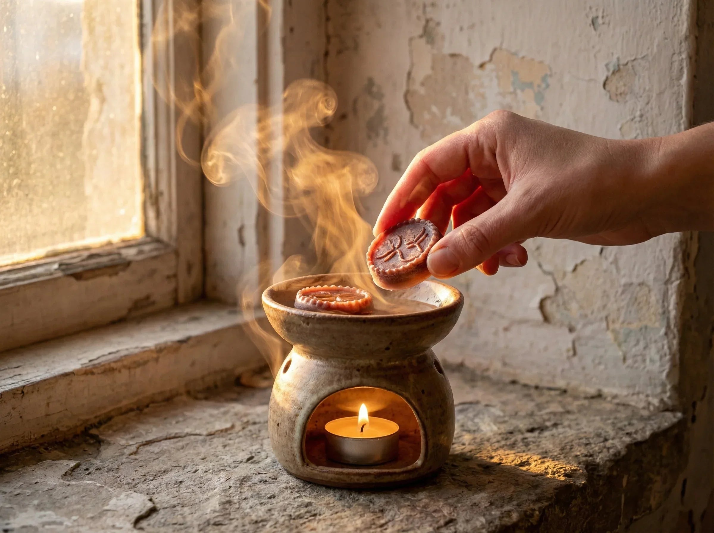 Fondant bruleur Bakhour Musc & Oud - Ancrage & Force Protectrice - Essences Agape 95350735