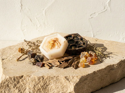 Fondant bruleur Bakhour Oud, Musc & Ambre - Chaleur & Or Mystique - Essences Agape 18282225