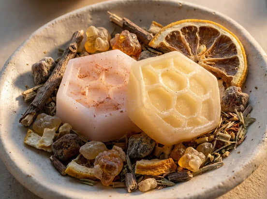 Fondant parfumé à fondre Citron & Ambre - Lumière & Éclat Solaire - Essences Agape 60955069