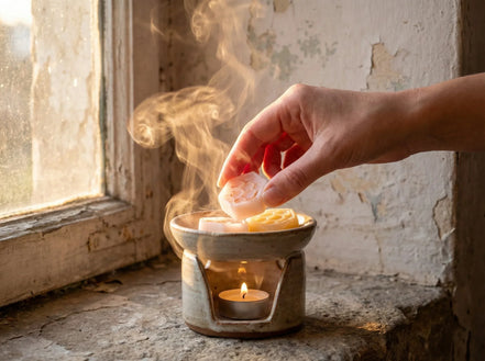 Fondant parfumé à fondre Citron & Ambre - Lumière & Éclat Solaire - Essences Agape 33451246