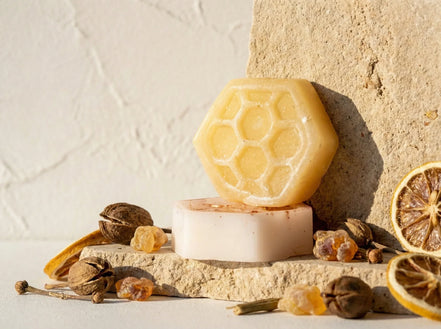 Fondant parfumé à fondre Citron & Ambre - Lumière & Éclat Solaire - Essences Agape 15745685