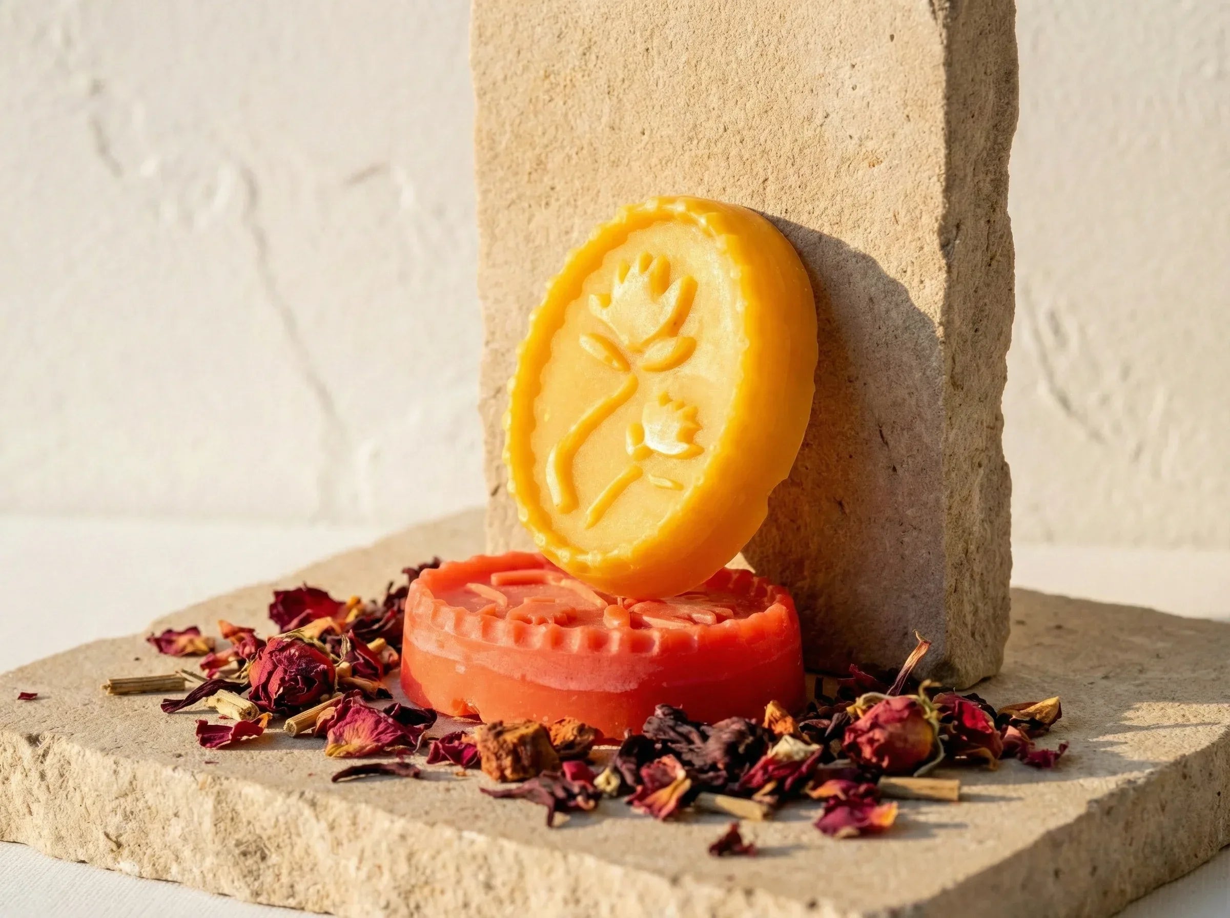 Fondant parfumé à fondre Rose & Hibiscus - Amour & Éveil Spirituel - Essences Agape 30278676