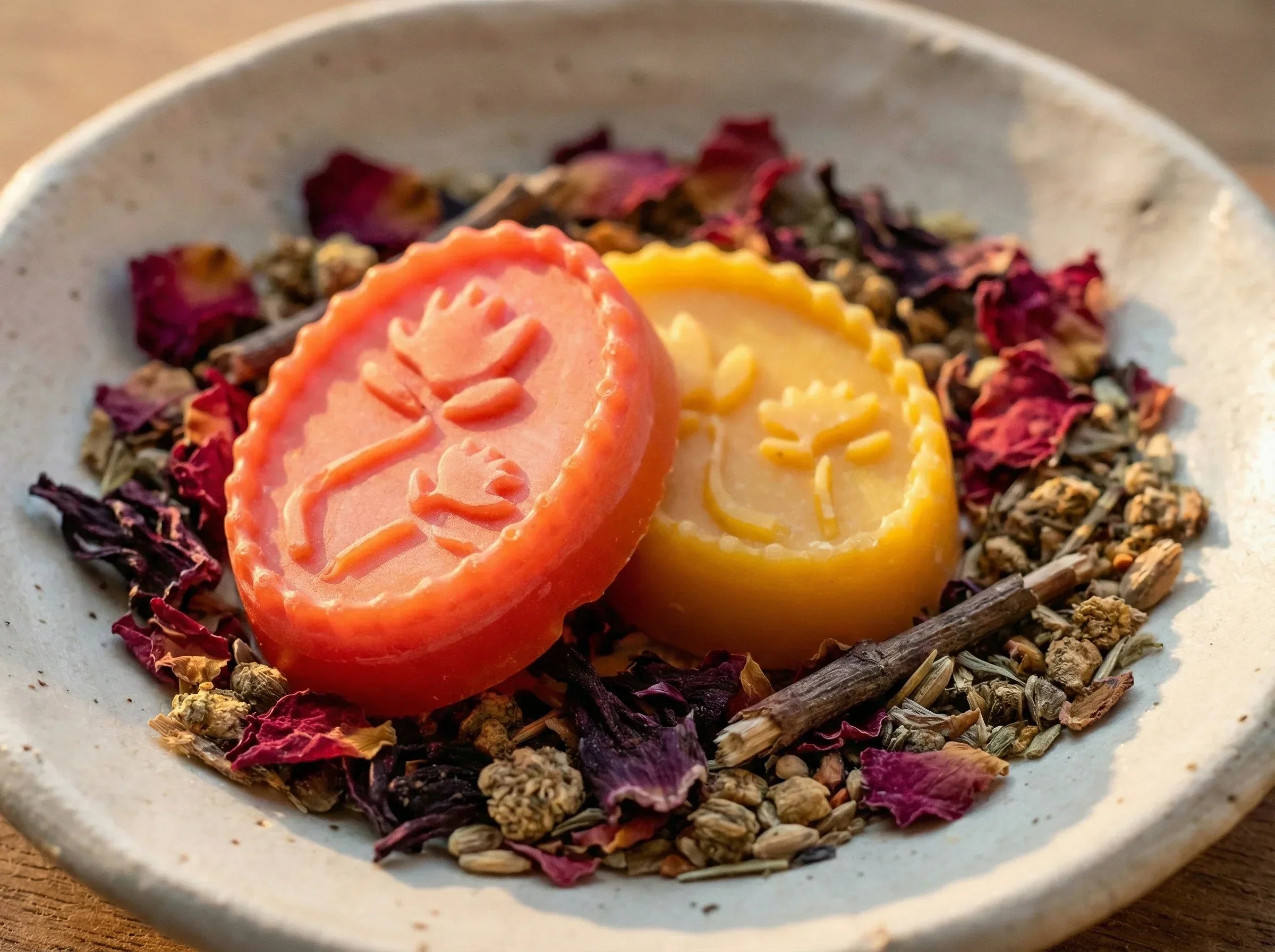 Fondant parfumé à fondre Rose & Hibiscus - Amour & Éveil Spirituel - Essences Agape 57398459