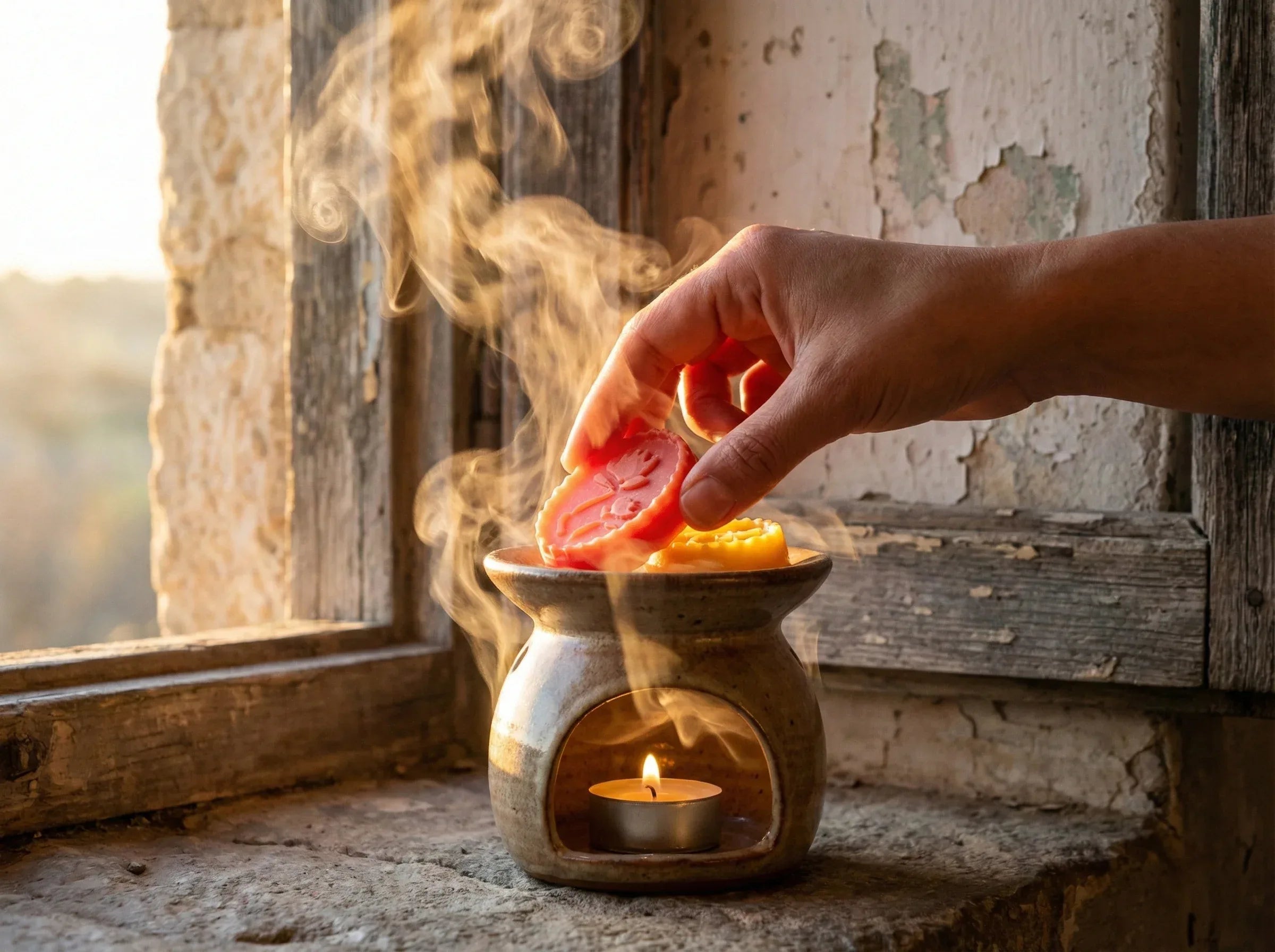 Fondant parfumé à fondre Rose & Hibiscus - Amour & Éveil Spirituel - Essences Agape 84854818