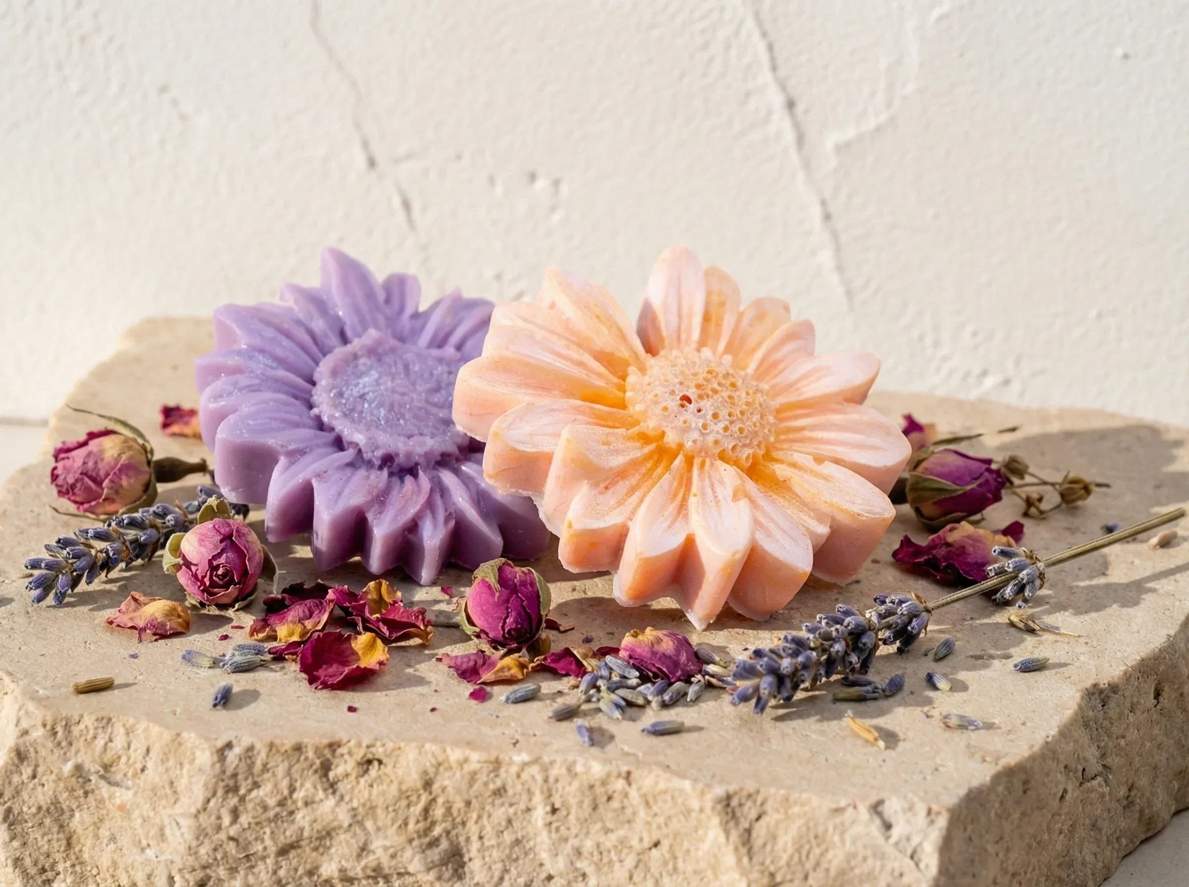 Fondant parfumé à fondre Rose & Lavande - Équilibre & Paix Intérieure - Essences Agape 72765063