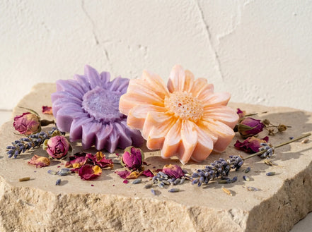 Fondant parfumé à fondre Rose & Lavande - Équilibre & Paix Intérieure - Essences Agape 72765063