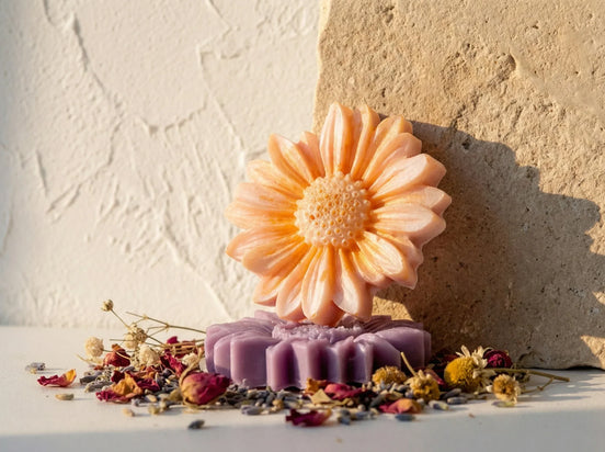 Fondant parfumé à fondre Rose & Lavande - Équilibre & Paix Intérieure - Essences Agape 38941155