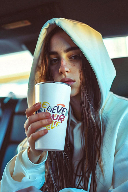 Gobelet inox custom 40 oz gratitude, gobelet sport confiance en soi - Essences Agape 75715382