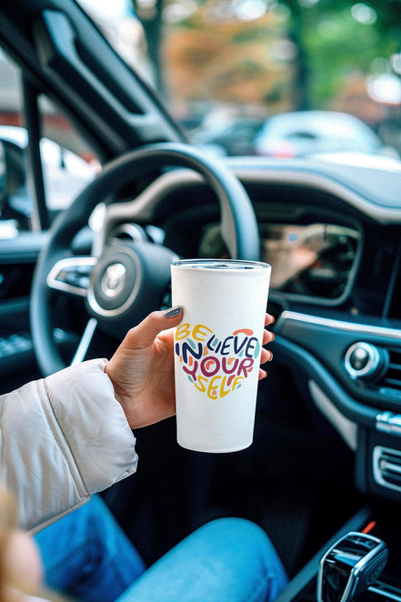 Gobelet inox custom 40 oz gratitude, gobelet sport confiance en soi - Essences Agape 53676985