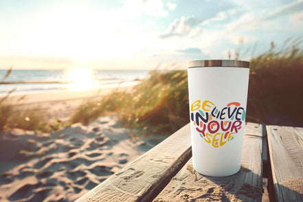 Gobelet inox custom 40 oz gratitude, gobelet sport confiance en soi - Essences Agape 65064930