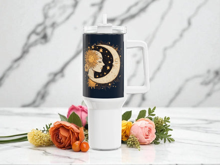 Gobelet léger secouable lune, gobelet santé mentale psychologie, mug - Essences Agape 21628840