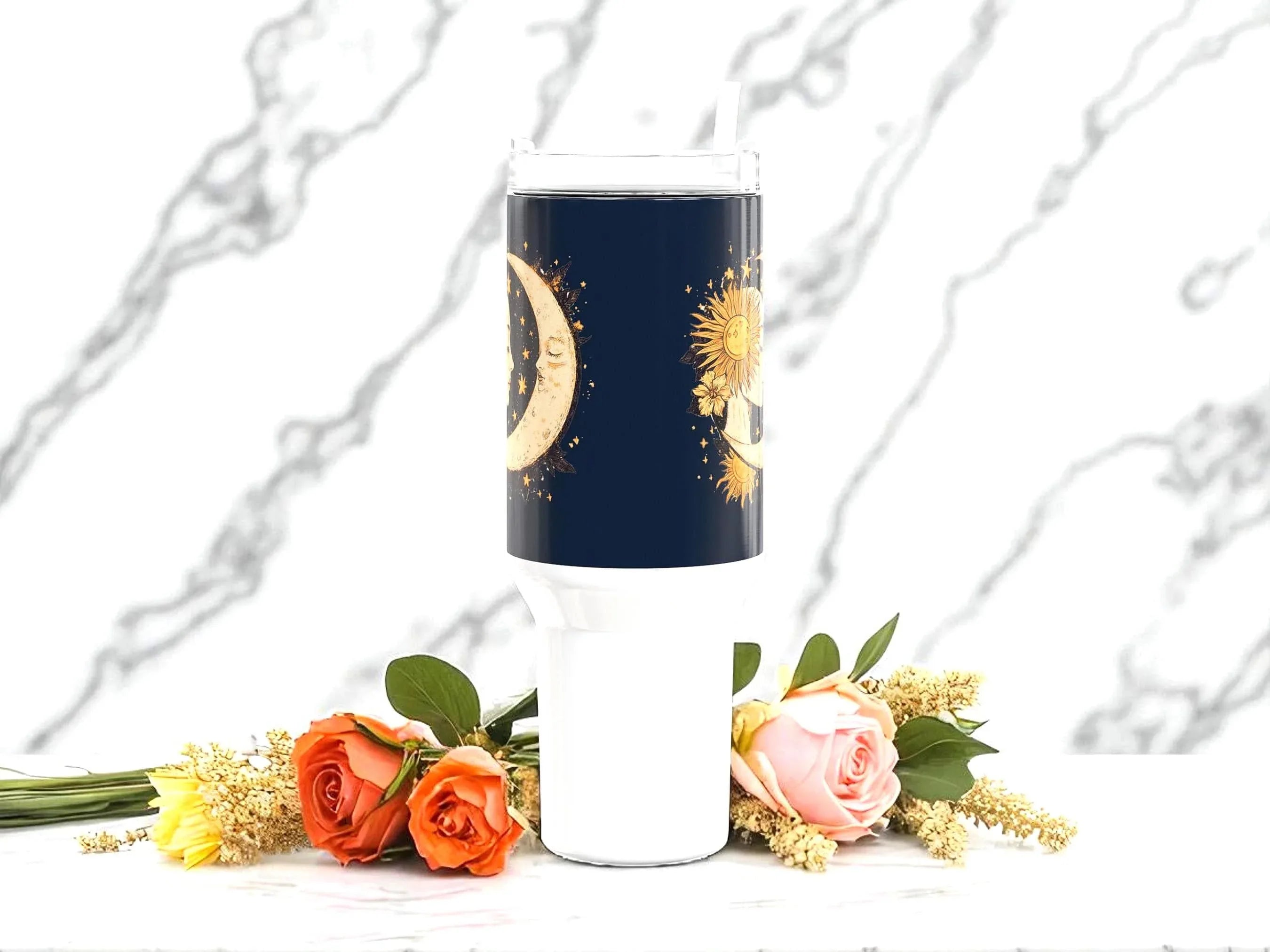 Gobelet léger secouable lune, gobelet santé mentale psychologie, mug - Essences Agape 49870732