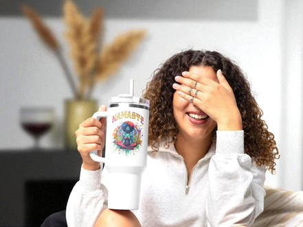 Gobelet santé mentale namaste, gobelet léger secouable ange, tumbler - Essences Agape 77606907