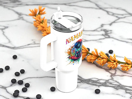 Gobelet santé mentale namaste, gobelet léger secouable ange, tumbler - Essences Agape 942966