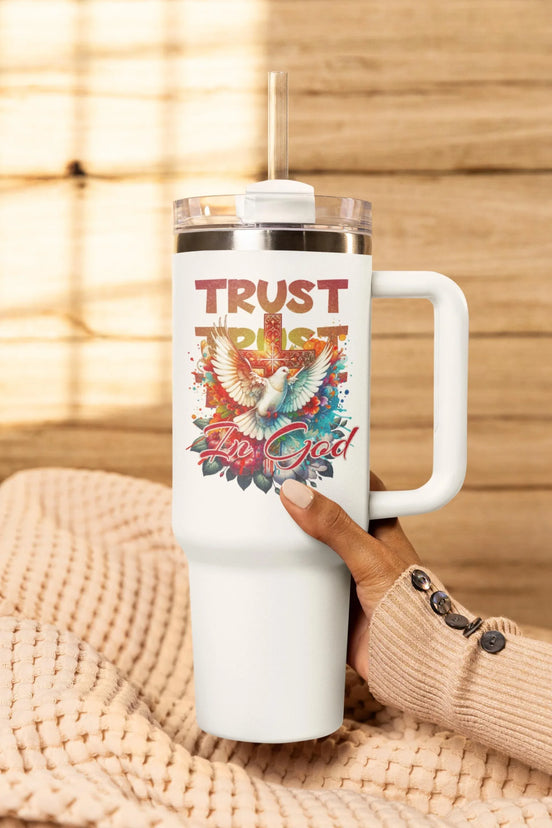 Gobelet tumbler méditation prière jésus, gobelet léger secouable ange - Essences Agape 40411845