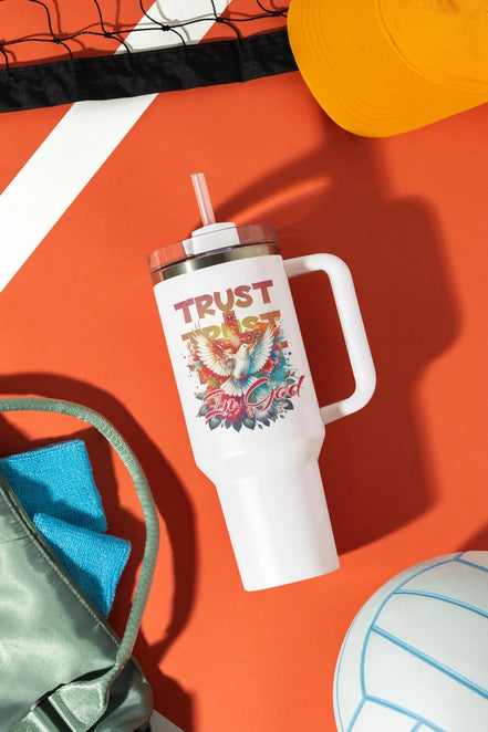 Gobelet tumbler méditation prière jésus, gobelet léger secouable ange - Essences Agape 20086191