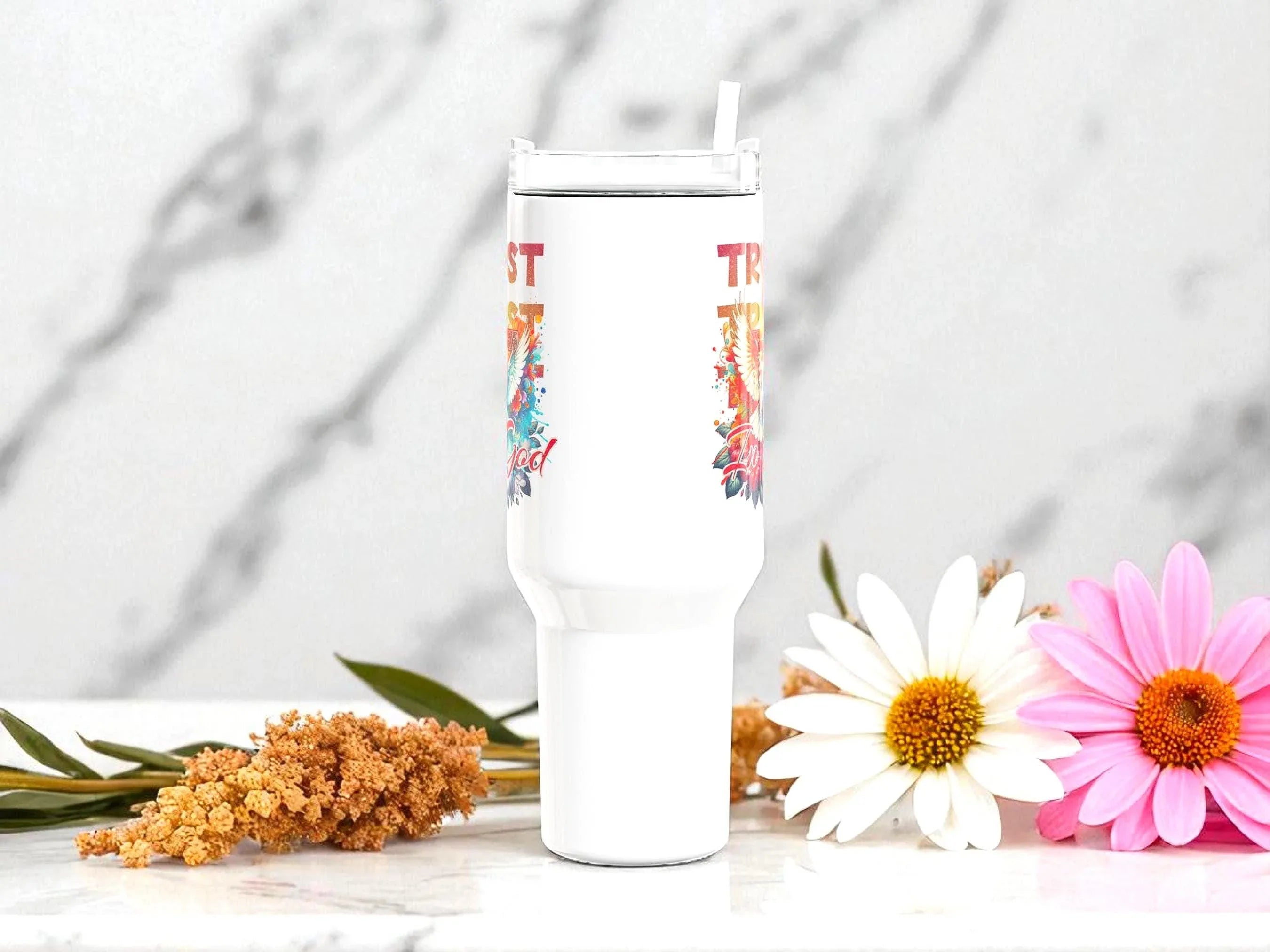 Gobelet tumbler méditation prière jésus, gobelet léger secouable ange - Essences Agape 35474670