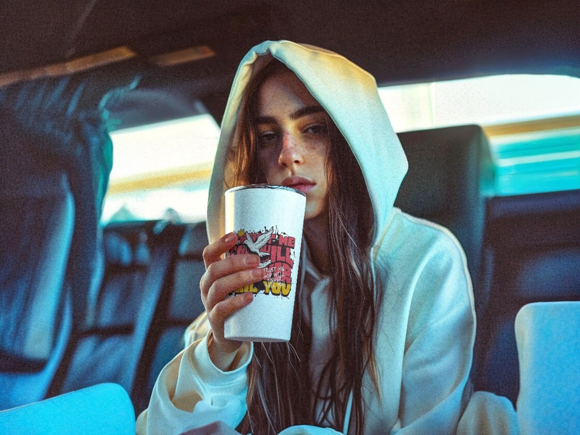 Gobelet tumbler méditation prière jésus, tumbler confiance en soi - Essences Agape 45739957