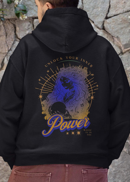 Hoodie énergie solaire, sweatshirt capuche spirituel, pull custom - Essences Agape 80912688