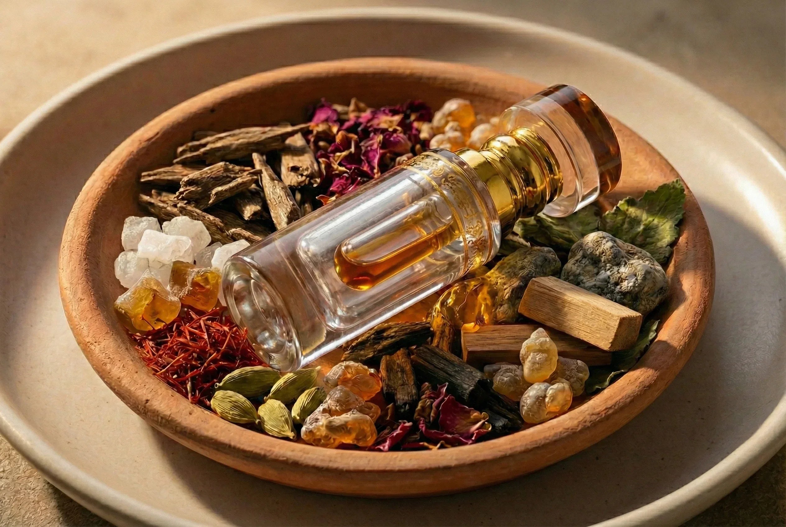 Huile de Parfum Oud Musk Salatin - Royal, Rose Taïf & Beauté - Essences Agape 6564480