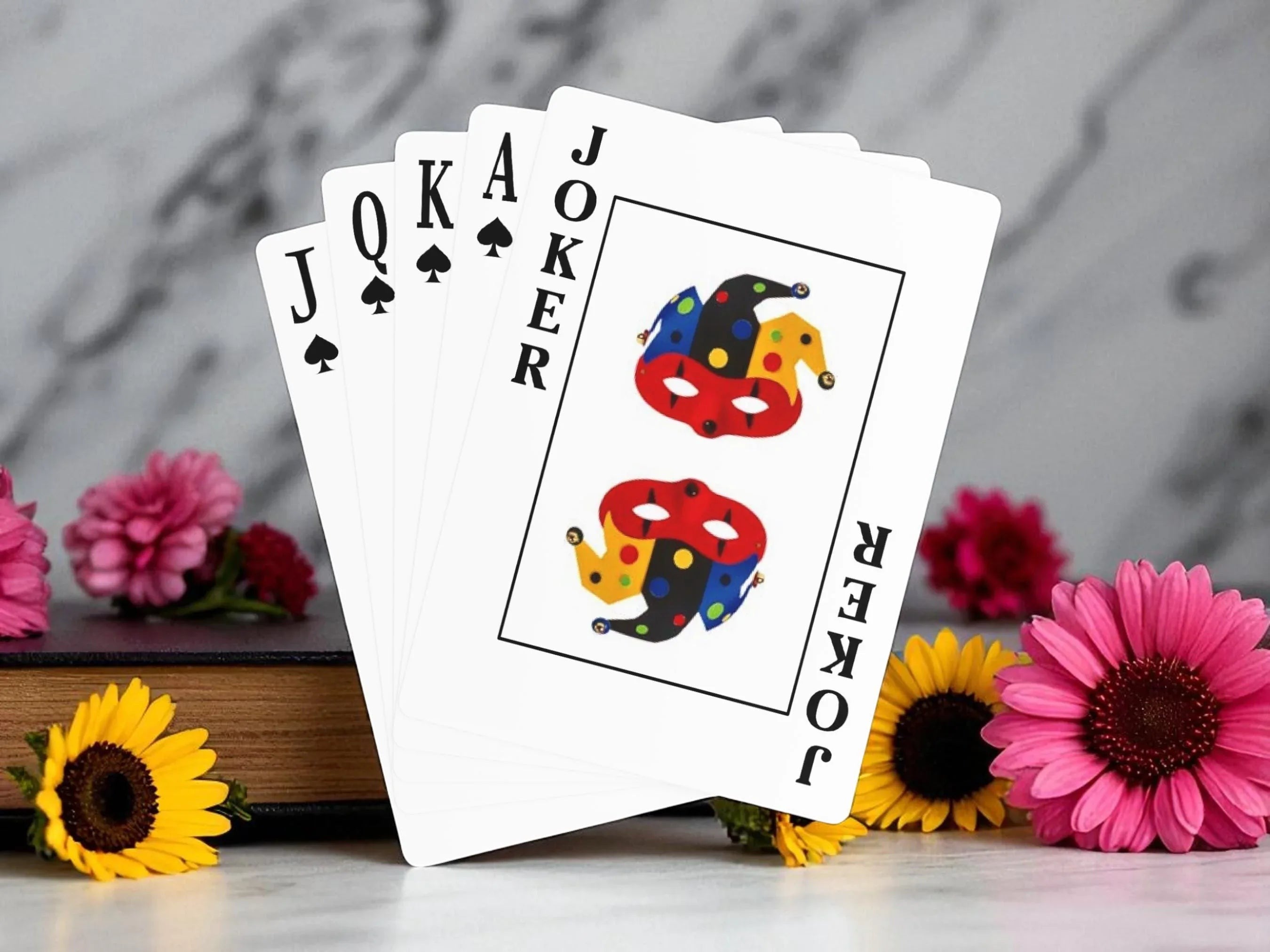 Jeu de poker abondance, pensée positive, carte de poker confiance - Essences Agape 5128232